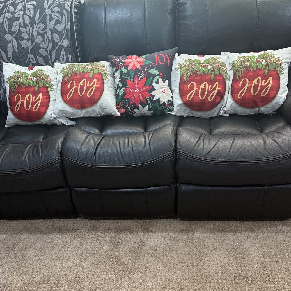 Festive Joy Holiday Pillows set of 5
